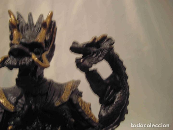 Antig&uuml;edades: DRAGON HUMANOIDE BRONCE - Foto 4
