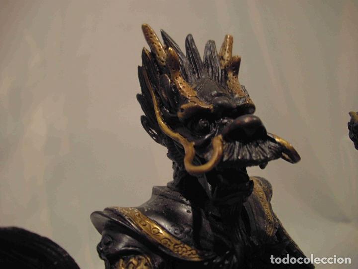 Antig&uuml;edades: DRAGON HUMANOIDE BRONCE - Foto 6