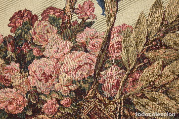 Antig&uuml;edades: TAPIZ BODEGON FLORES VIOLIN B &nbsp;&nbsp;&nbsp;&nbsp;&nbsp;&nbsp;&nbsp;&nbsp; - Foto 6
