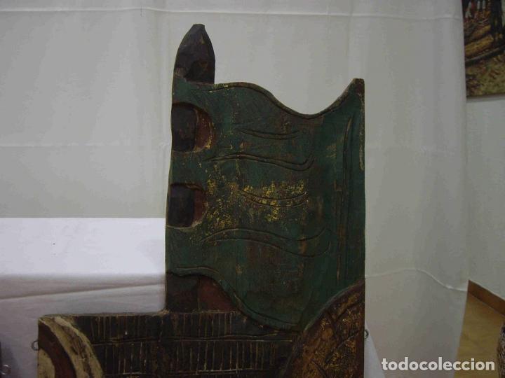 Antig&uuml;edades: PAREJA TABLONES TALLADOS - Foto 4
