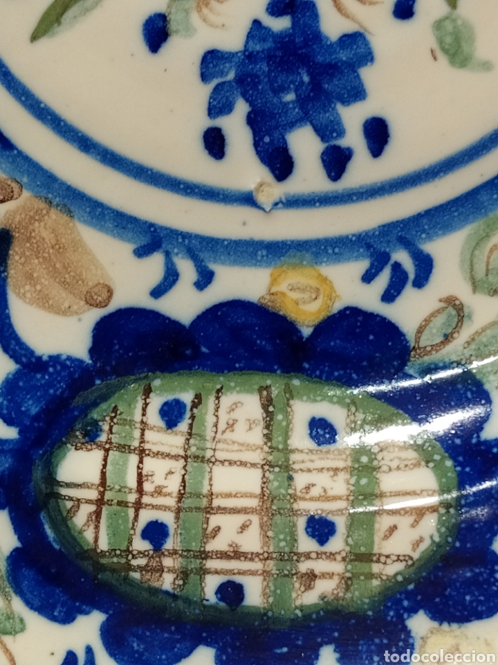 Antig&uuml;edades: Plato Manises, siglo XIX - Foto 7
