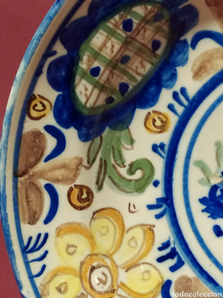Antig&uuml;edades: Plato Manises, siglo XIX - Foto 5