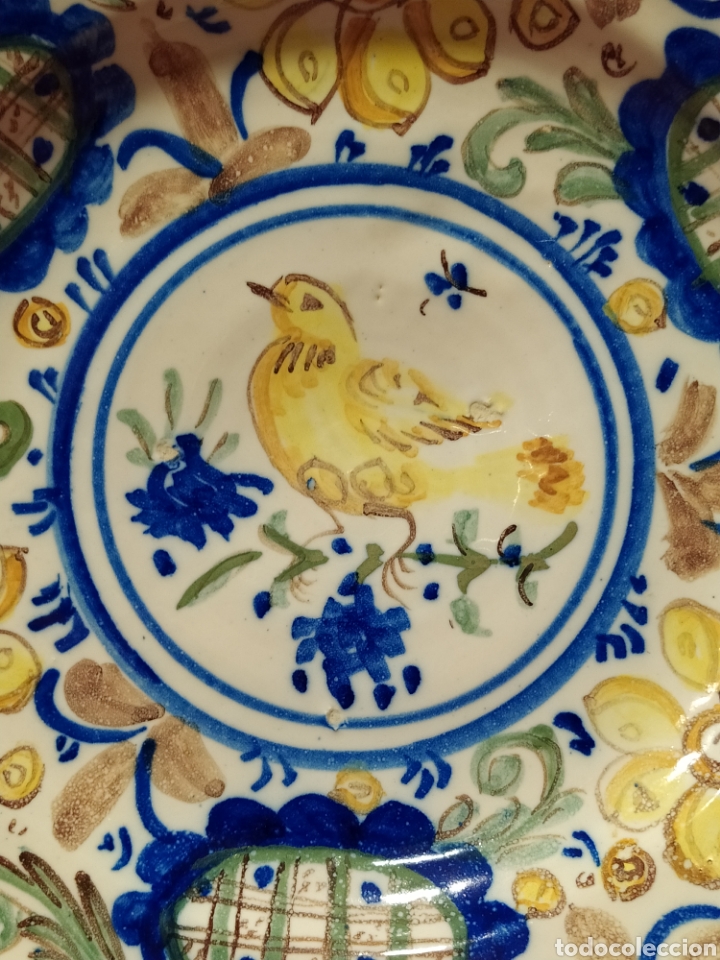 Antig&uuml;edades: Plato Manises, siglo XIX - Foto 2
