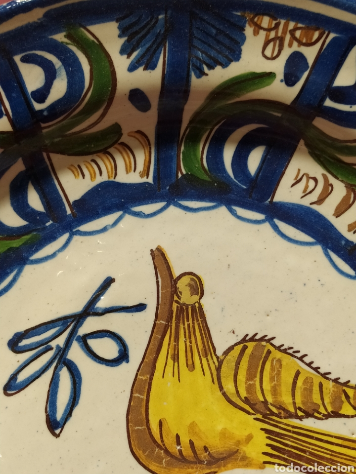 Antig&uuml;edades: Plato Manises, siglo XIX. - Foto 4