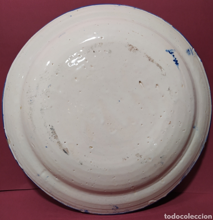 Antig&uuml;edades: Plato Manises, siglo XIX. - Foto 10