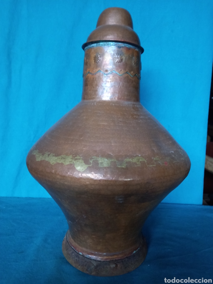 Antig&uuml;edades: C&aacute;ntaro de cobre extreme&ntilde;o. S.XIX. - Foto 4