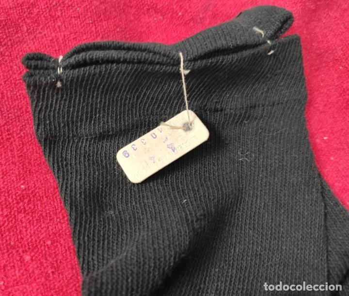 Antig&uuml;edades: MEDIAS NEGRAS DE ALGOD&Oacute;N, CON ETIQUETA - Foto 6