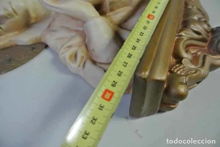 Antig&uuml;edades: Figura de la Virgen Maria. Estuco. - Foto 9