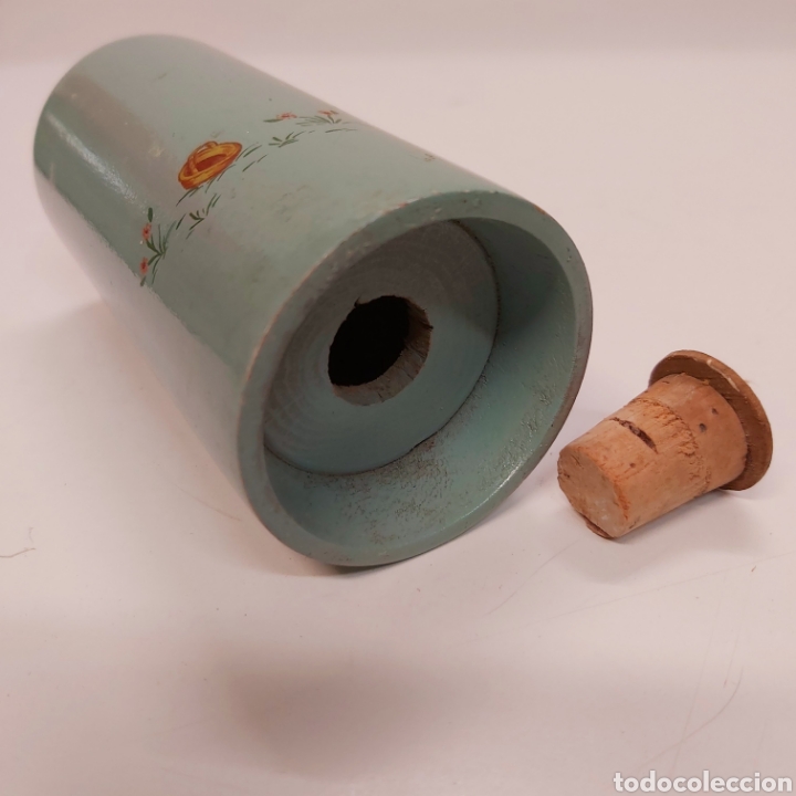 Antig&uuml;edades: Conjunto madera policromada beb&eacute; - Foto 10