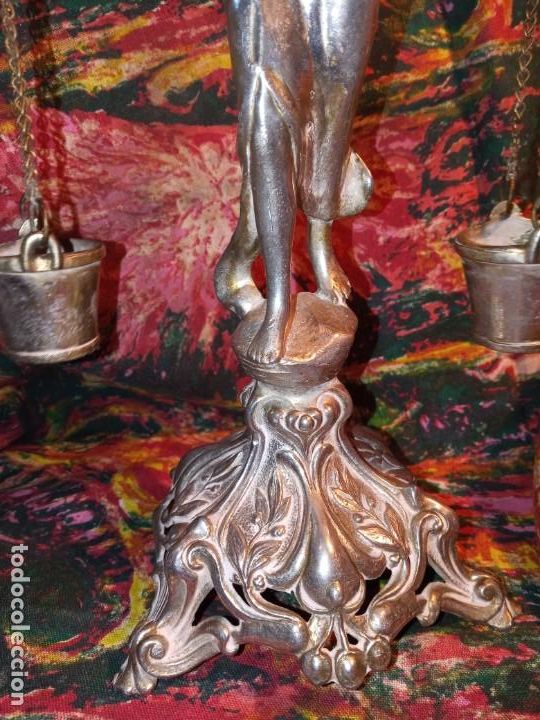 Antig&uuml;edades: PORTAVELAS - FIGURA . - Foto 2