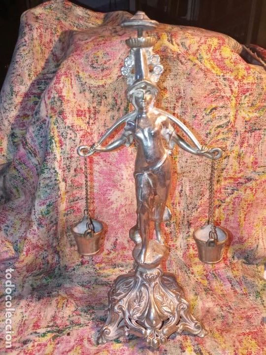 Antig&uuml;edades: PORTAVELAS - FIGURA . - Foto 5