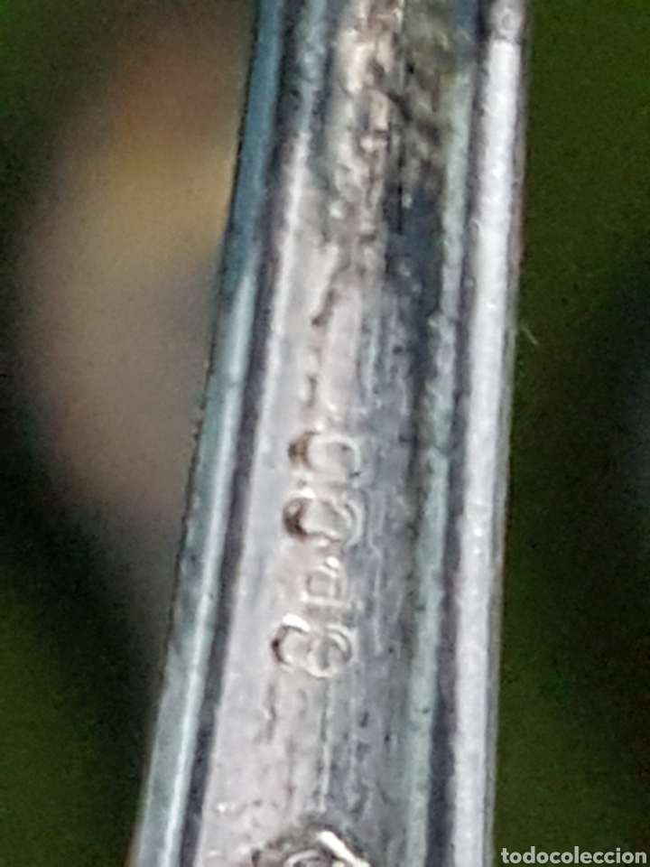 Antig&uuml;edades: 6 CUCHARILLAS PLATA POSTRE CON ESTUCHE - Foto 10