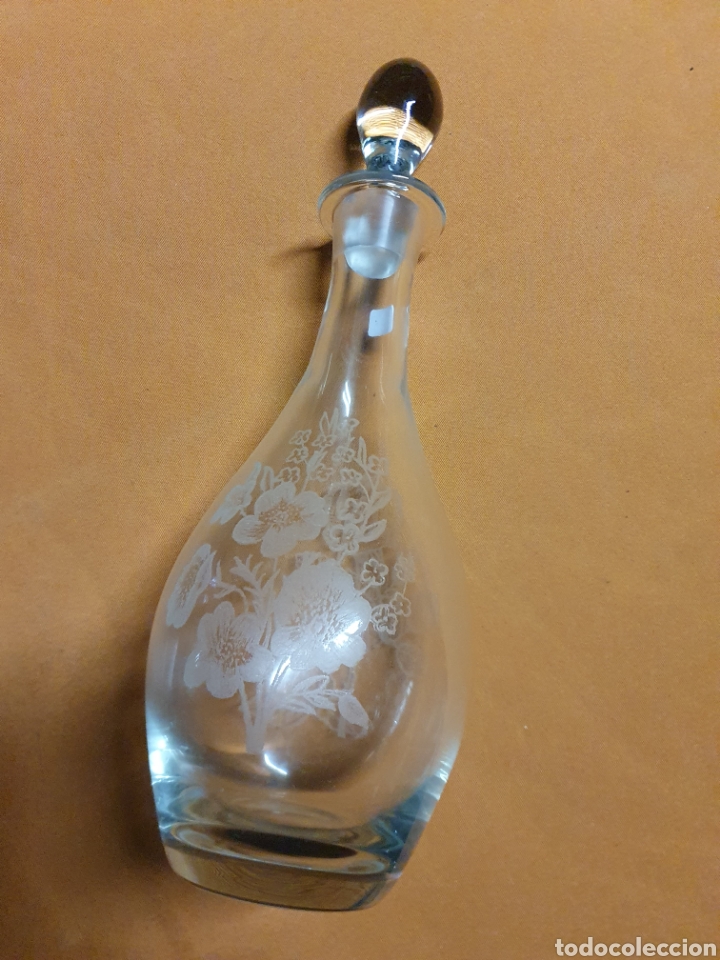 Antig&uuml;edades: Botella cristal tallado - Foto 3