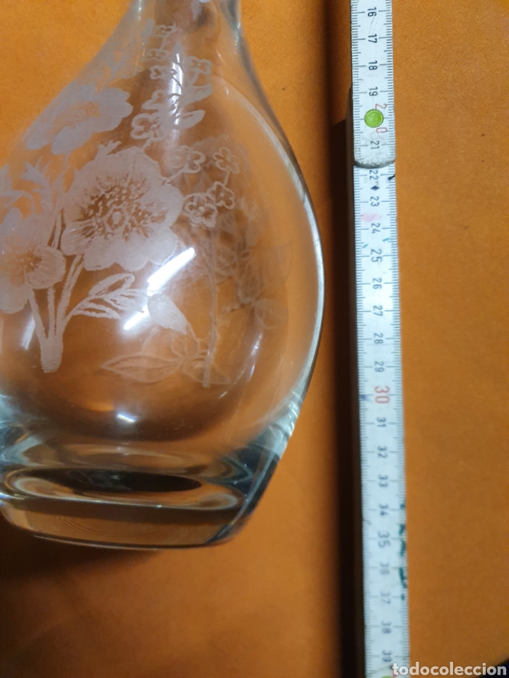 Antig&uuml;edades: Botella cristal tallado - Foto 4