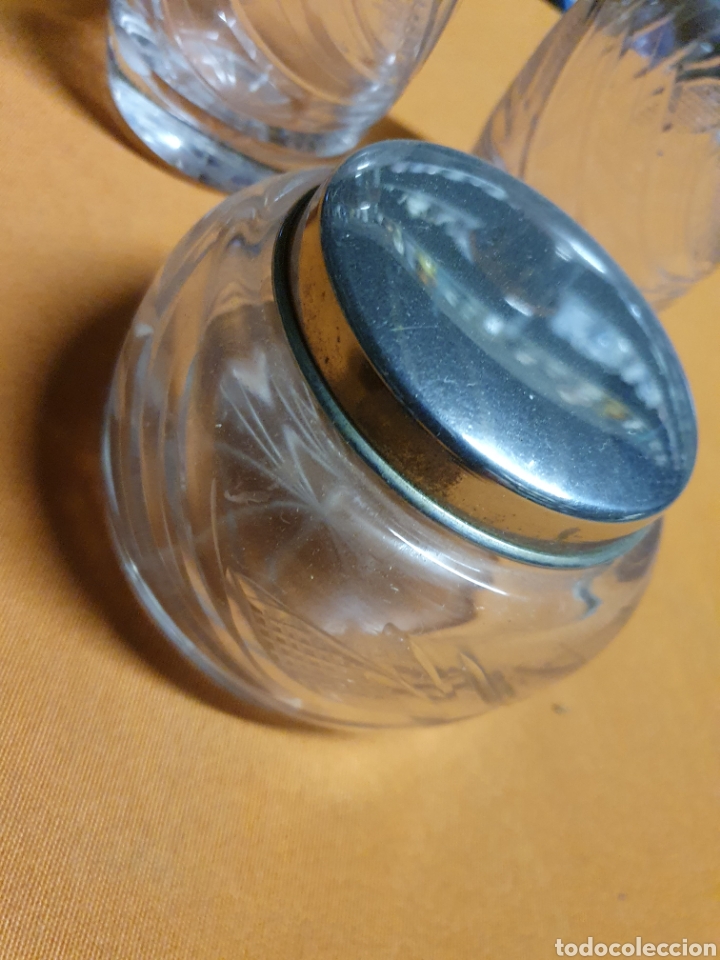 Antig&uuml;edades: Juego tocador cristal - Foto 3