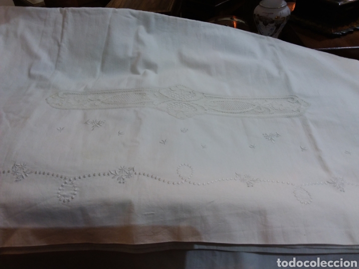 Antig&uuml;edades: Juego de cama de la viuda Toldra. - Foto 2