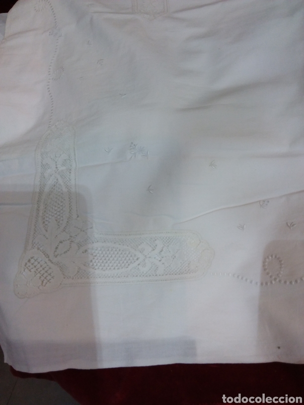 Antig&uuml;edades: Juego de cama de la viuda Toldra. - Foto 3