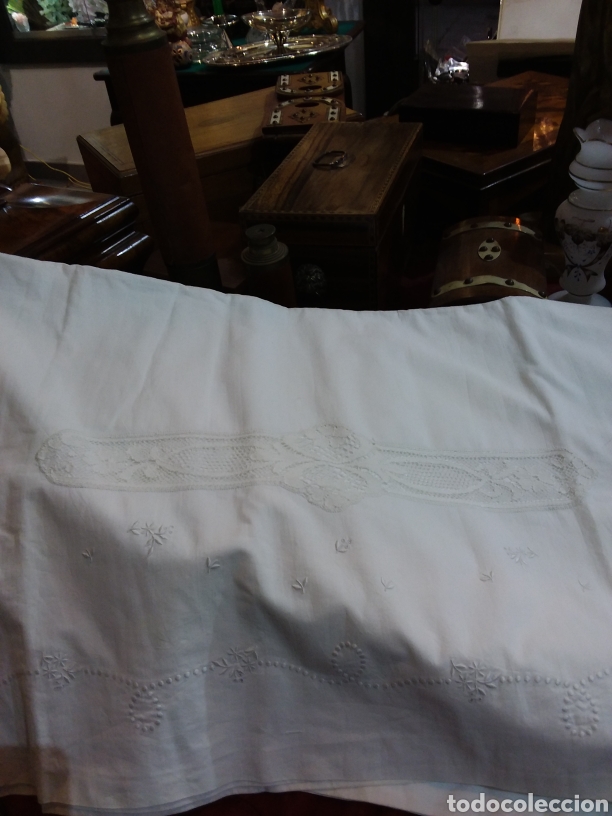 Antig&uuml;edades: Juego de cama de la viuda Toldra. - Foto 4