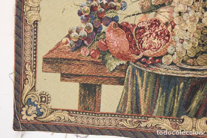 Antig&uuml;edades: TAPIZ BODEGON FRUTAS EN MESA &nbsp;&nbsp;&nbsp;&nbsp;&nbsp;&nbsp;&nbsp;&nbsp;&nbsp; - Foto 3