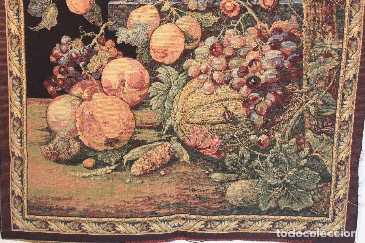 Antig&uuml;edades: TAPIZ BODEGON FRUTAS Y PAJAROS &nbsp;&nbsp;&nbsp;&nbsp;&nbsp;&nbsp;&nbsp; - Foto 4