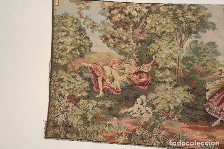 Antig&uuml;edades: TAPIZ COLUMPIANDO EN EL JARDIN &nbsp;&nbsp;&nbsp;&nbsp;&nbsp;&nbsp;&nbsp; - Foto 2