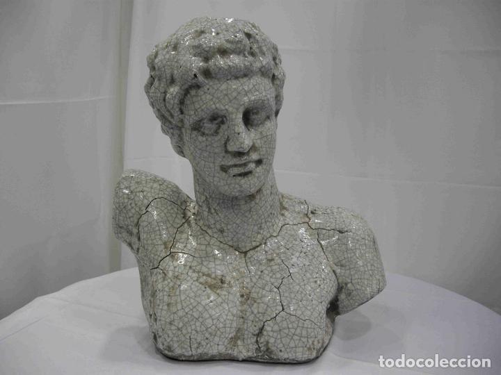 Antig&uuml;edades: BUSTO HOMBRE CER&Aacute;MICA - Foto 1