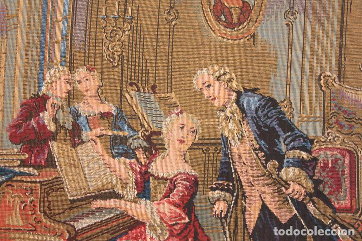 Antig&uuml;edades: TAPIZ ESCENA TOCANDO PIANO &nbsp;&nbsp;&nbsp;&nbsp;&nbsp;&nbsp;&nbsp;&nbsp;&nbsp;&nbsp;&nbsp; - Foto 5
