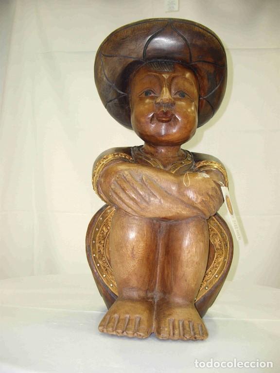 Antig&uuml;edades: FIGURAS NI&Ntilde;O SENTADO - Foto 1