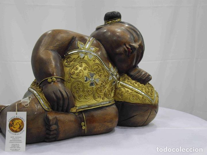 Antig&uuml;edades: FIGURA NI&Ntilde;O DURMIENDO - Foto 3