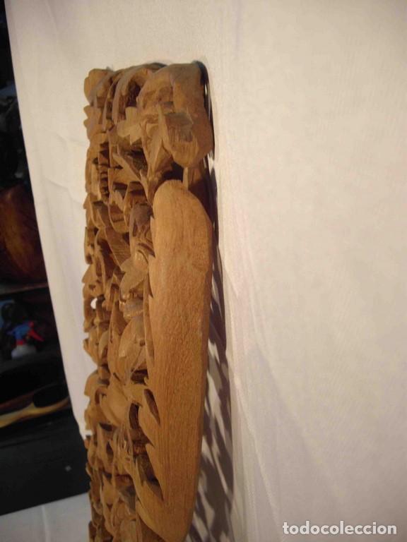 Antig&uuml;edades: PANEL TALLA MADERA 90 cm - Foto 4