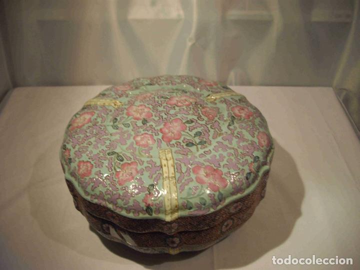 Antig&uuml;edades: CENTRO MESA PORCELANA - Foto 2