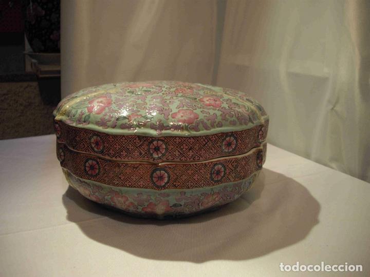 Antig&uuml;edades: CENTRO MESA PORCELANA - Foto 3