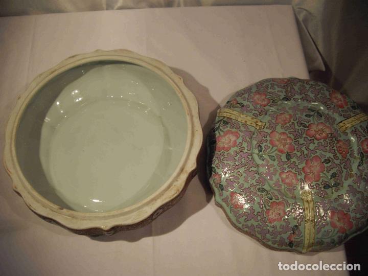 Antig&uuml;edades: CENTRO MESA PORCELANA - Foto 7