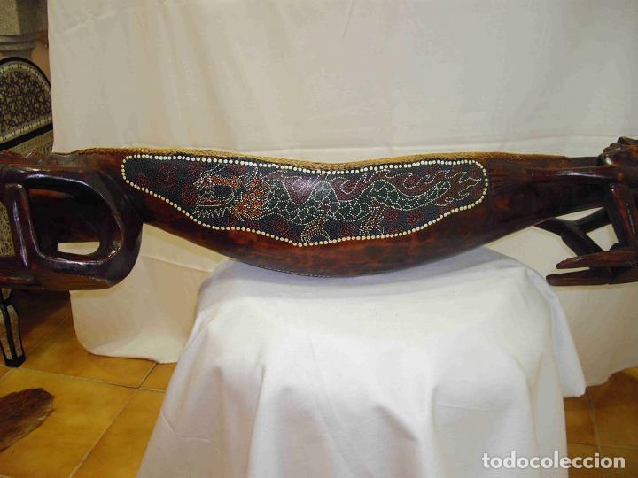 Antig&uuml;edades: CANOA TALLA DOS HOMBRES - Foto 5