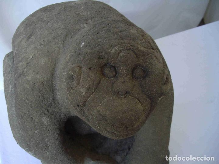 Antig&uuml;edades: FIGURA MONO PIEDRA - Foto 4