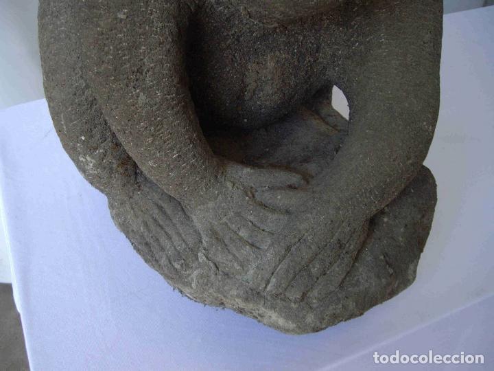 Antig&uuml;edades: FIGURA MONO PIEDRA - Foto 5