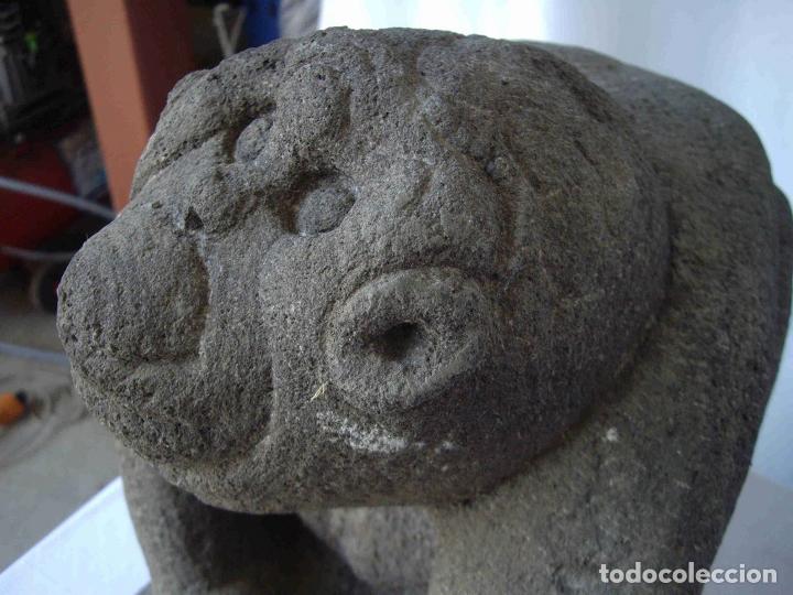 Antig&uuml;edades: FIGURA MONO PIEDRA - Foto 6