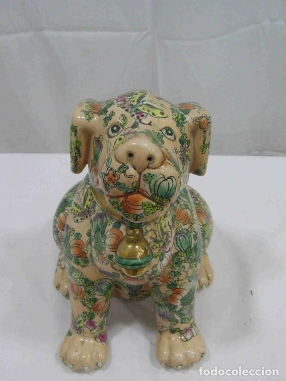 Antig&uuml;edades: FIGURA PERRO CHINO MEDIANO - Foto 2