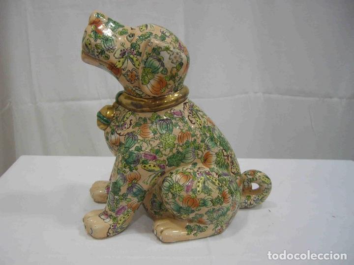 Antig&uuml;edades: FIGURA PERRO CHINO MEDIANO - Foto 3