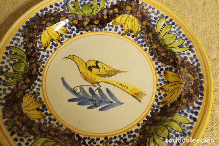 Antig&uuml;edades: plato de manises pajaro - Foto 4