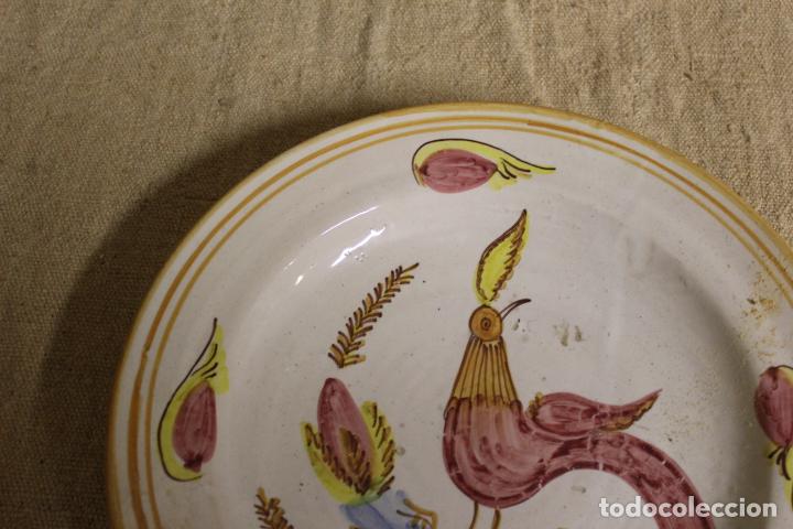Antig&uuml;edades: plato de manises pajaro - Foto 3
