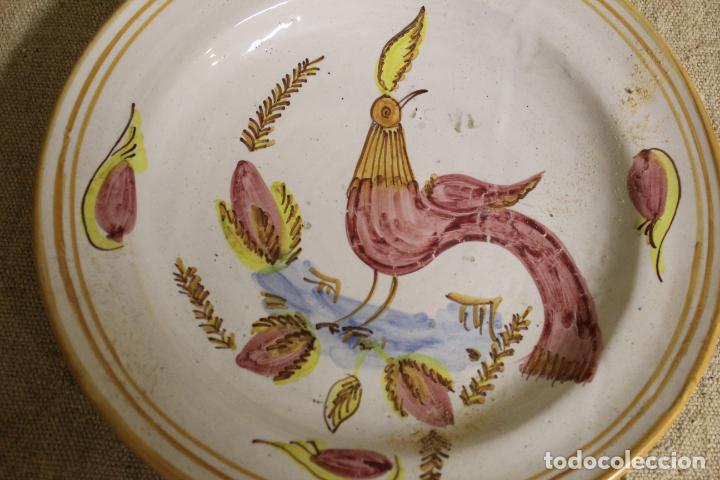 Antig&uuml;edades: plato de manises pajaro - Foto 4