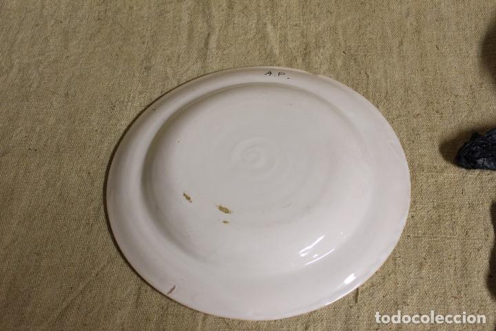 Antig&uuml;edades: plato de manises pajaro - Foto 2
