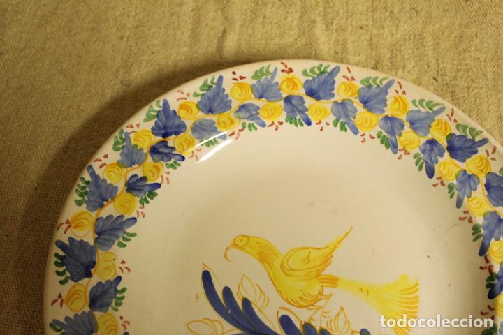 Antig&uuml;edades: plato de manises pajaro - Foto 3