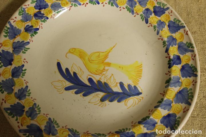 Antig&uuml;edades: plato de manises pajaro - Foto 4
