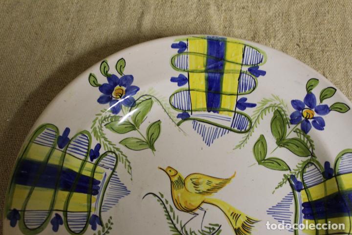Antig&uuml;edades: plato de manises pajaro - Foto 3