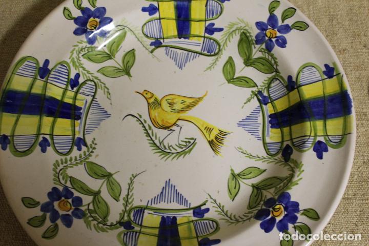 Antig&uuml;edades: plato de manises pajaro - Foto 4