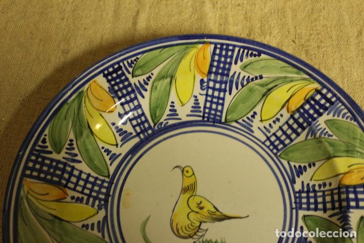 Antig&uuml;edades: plato de manises pajaro - Foto 3