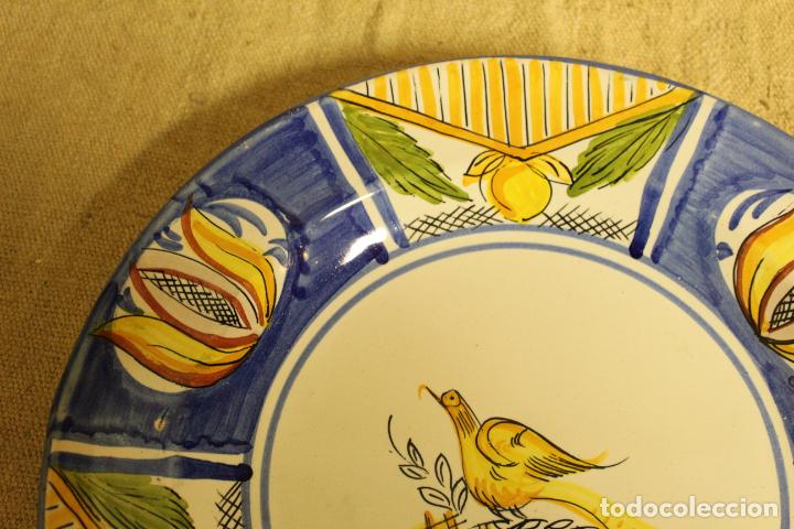 Antig&uuml;edades: plato de manises pajaro - Foto 3