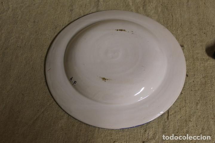 Antig&uuml;edades: plato de manises pajaro - Foto 2
